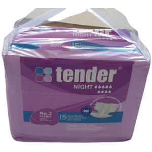 Goodees Tender Adult All-in-One Cloth Pads Size Medium Night - Pallet Pack