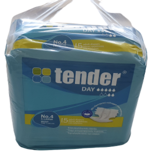 Goodees Tender Adult All-in-One Cloth Pads Day Use Size Extra Large Super