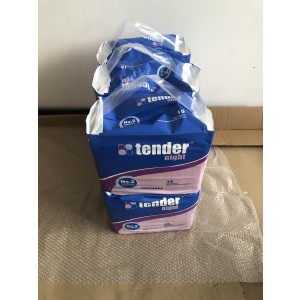 Goodees Tender All-in-One Pads Night Use, Extra Absorbent Size Medium Night Monthly Jumbo Pack