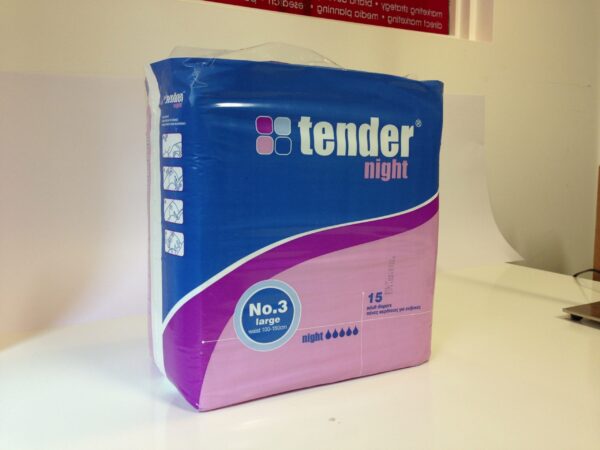 Goodees Tender All-in-One Pads Night Use, Extra Absorbent Size Large Night - Pallet Pack