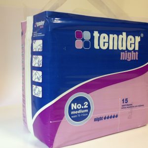 Goodees Tender All-in-One Pads Night Use, Extra Absorbent Size Medium Night - Pallet Pack